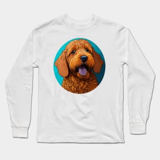 Golden Doodle Portrait Long Sleeve T-Shirt